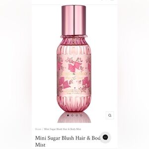 LoveShackFancy Mini Sugar Blush Hair and Body Mist 🎀